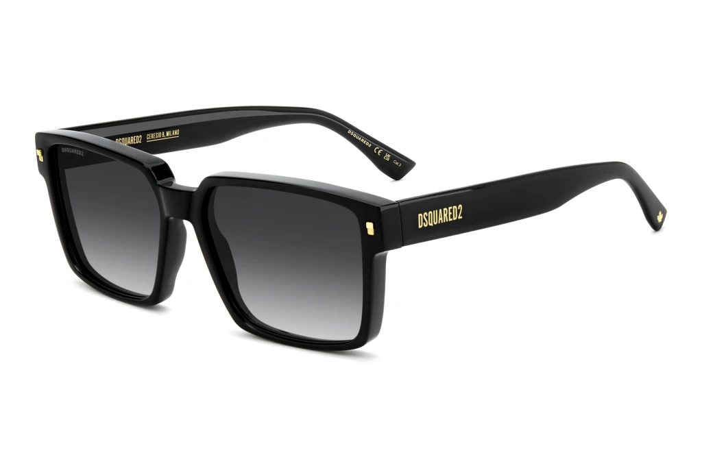 Dsquared2   D2 0202/G/S 807/9O DARK GREY SHADEDBLACK