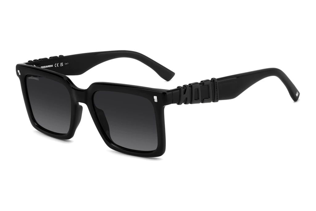 Dsquared2   ICON 0025/S 807/9O DARK GREY SHADEDBLACK