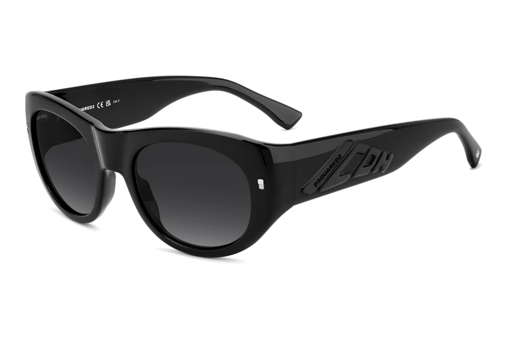 Dsquared2   ICON 0028/S 807/9O DARK GREY SHADEDBLACK