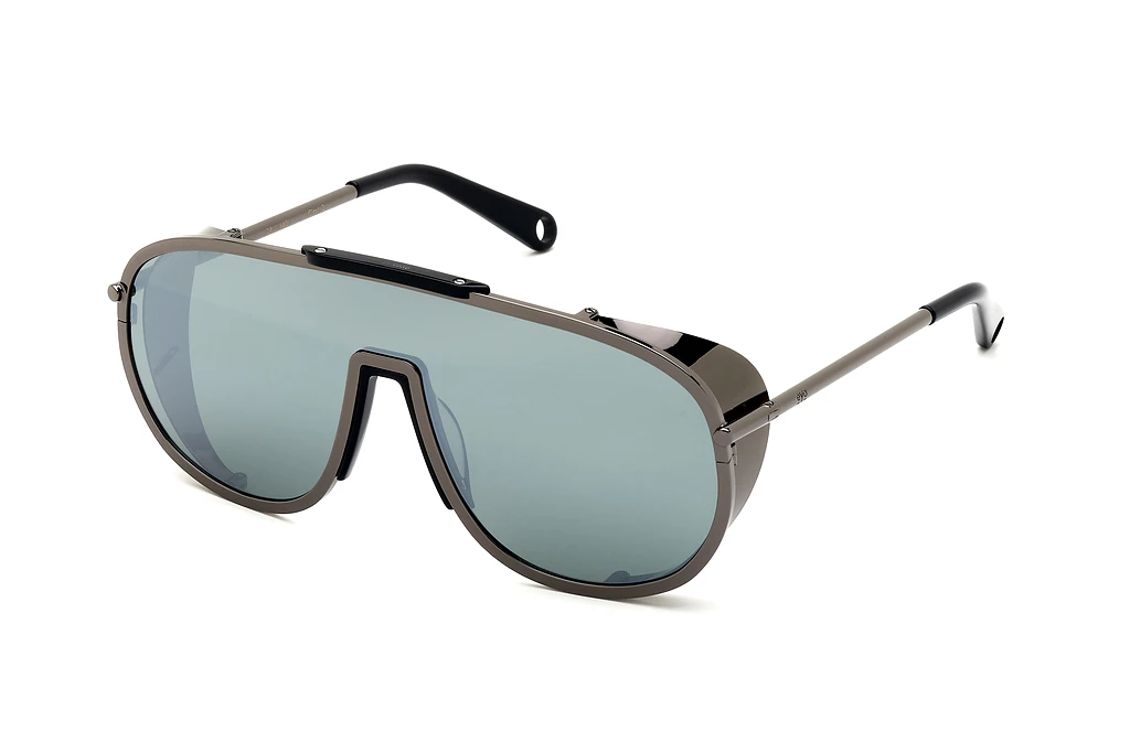 EYO   Juergen Altmann 01 POL green, silver mirrorgold/black