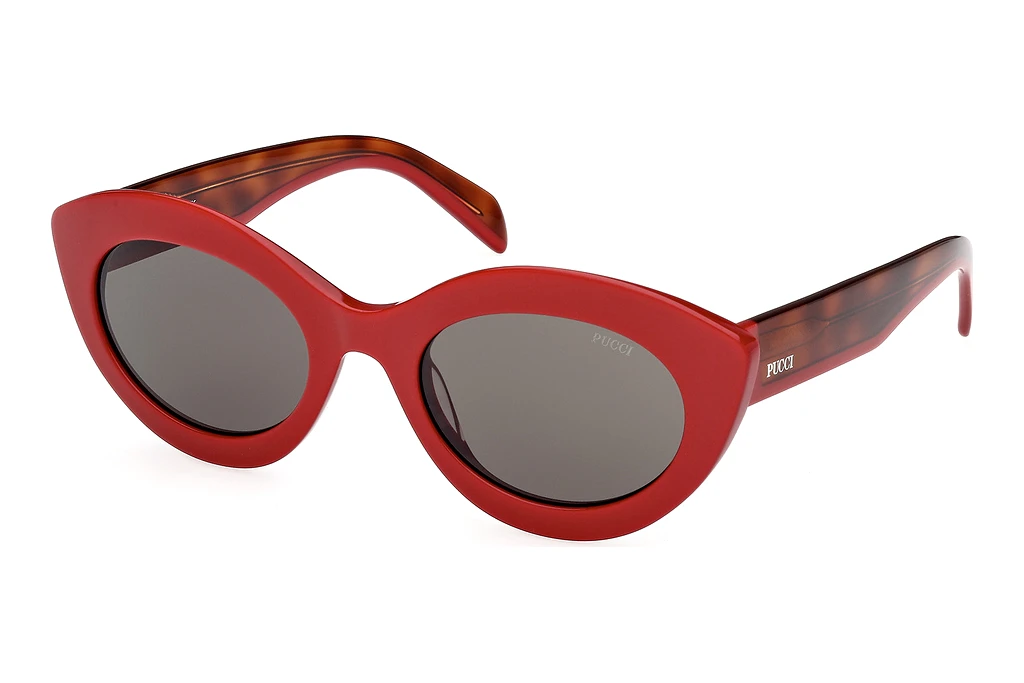 Emilio Pucci   EP0203 66A grauRot/Einfarbig