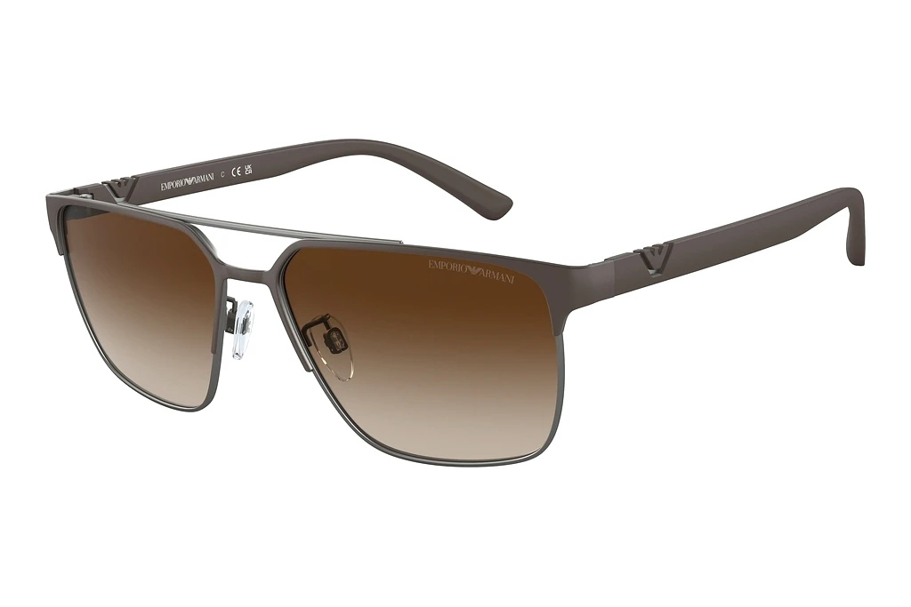 Emporio Armani   EA2134 316113 Gradient BrownMatte Brown/Gunmetal