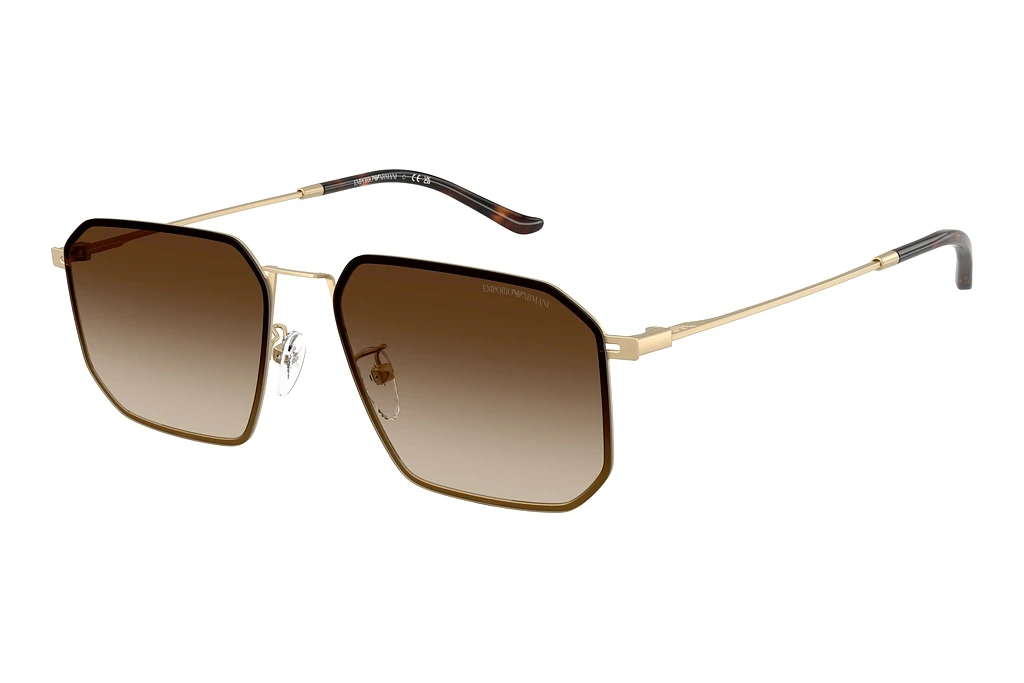 Emporio Armani   EA2165D 300213 Gradient BrownMatte Pale Gold
