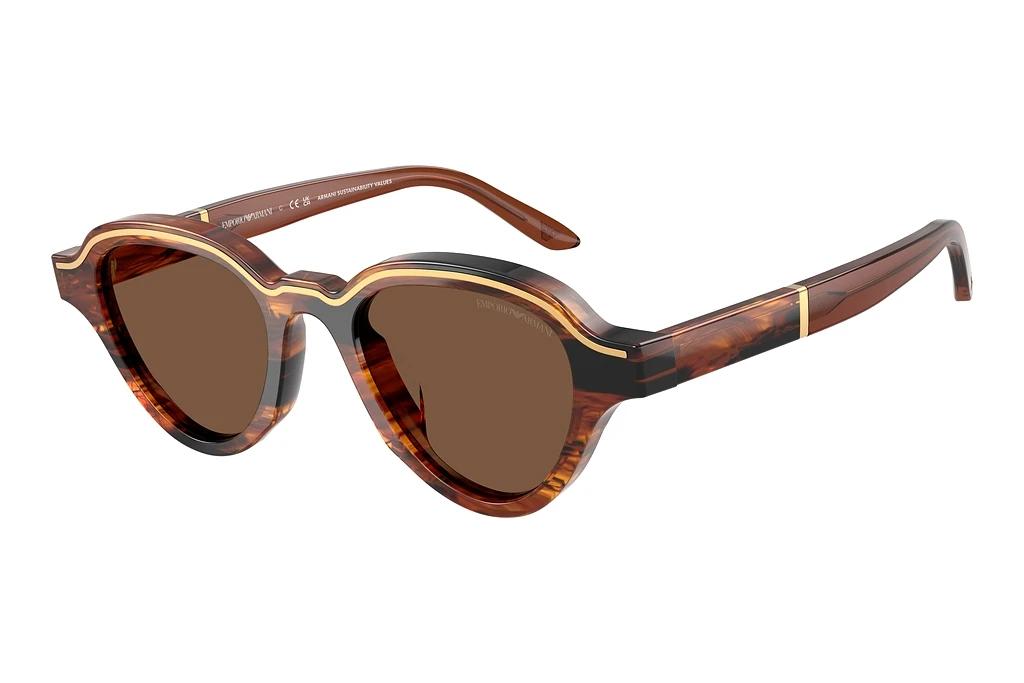 Emporio Armani   EA4264U 633973 BrownStriped Dark Brown