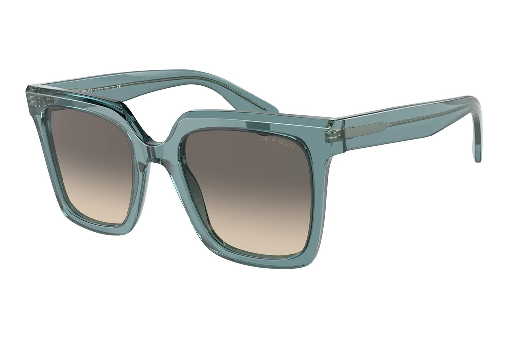 Giorgio Armani   AR8156 593432 Clear Gradient GreyTransparent Blue