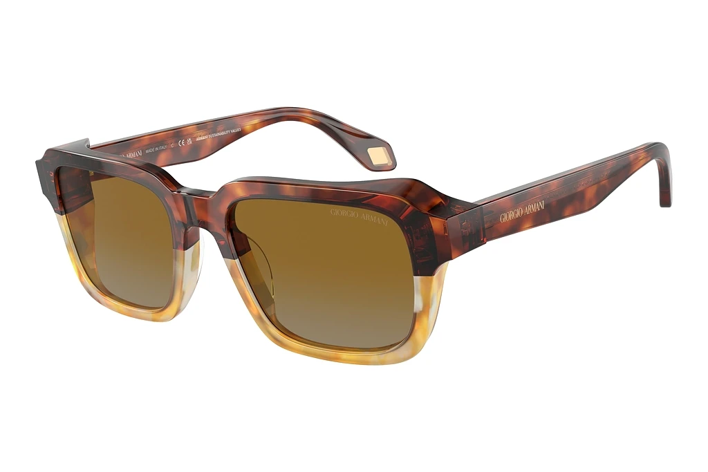 Giorgio Armani   AR8194U 6034B2 Light Grey Gradient YellowRed Havana/Honey Havana