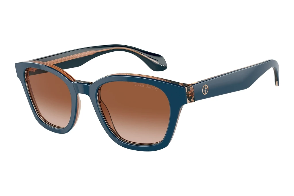 Giorgio Armani   AR8207 608513 Gradient BrownTop Blue/Transparent Brown