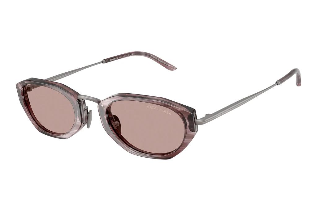 Giorgio Armani   AR8242 630513 Light Purple BrownStriped Purple
