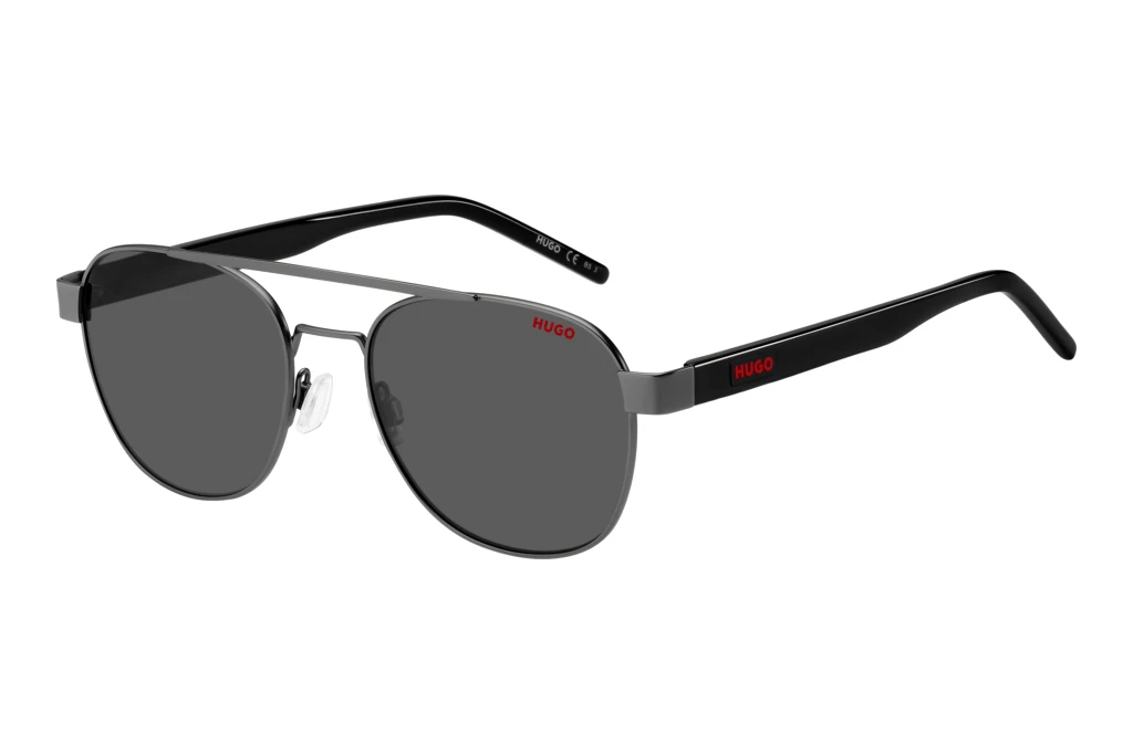 Hugo   HG 1196/S R80/IR GREYMATTE DARK RUTHENIUM
