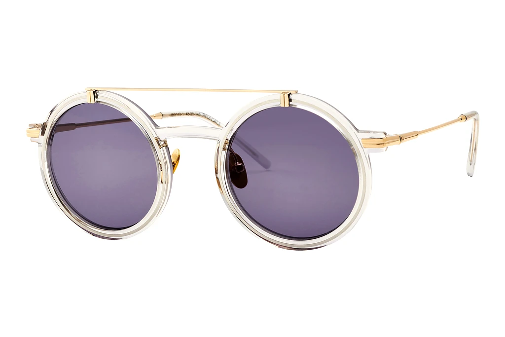 JB   JBS118 1 shiny gold + xtal light grey