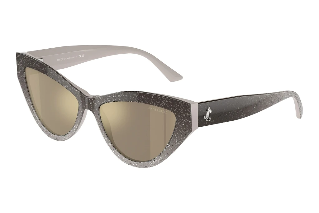 Jimmy Choo   JC5004 50465A Light Brown Mirror GoldSand Gradient Glitter