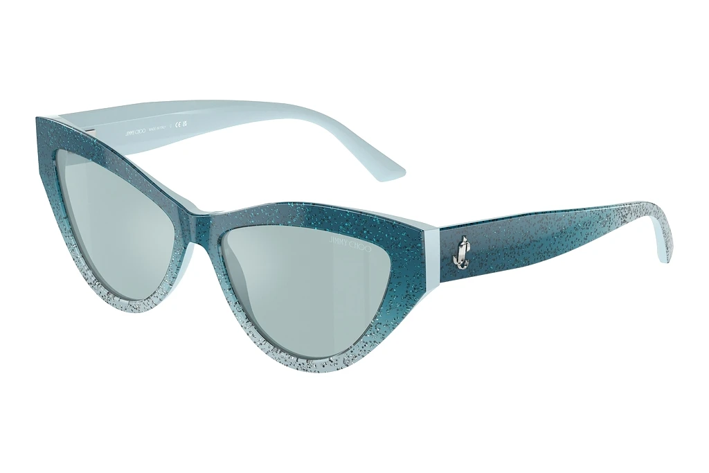 Jimmy Choo   JC5004 50497C Light Azure Silver MirrorAzure Gradient Glitter