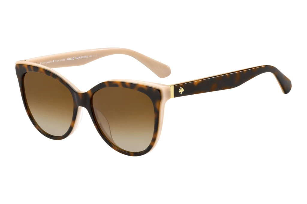 Kate Spade   DAESHA/S 0T4/LA BROWN SHADED POLARIZEDHAVANA PINK