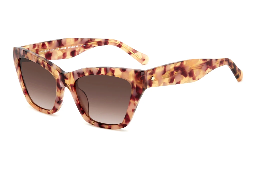 Kate Spade   FAY/G/S HT8/HA BROWN SHADEDPINK HAVANA