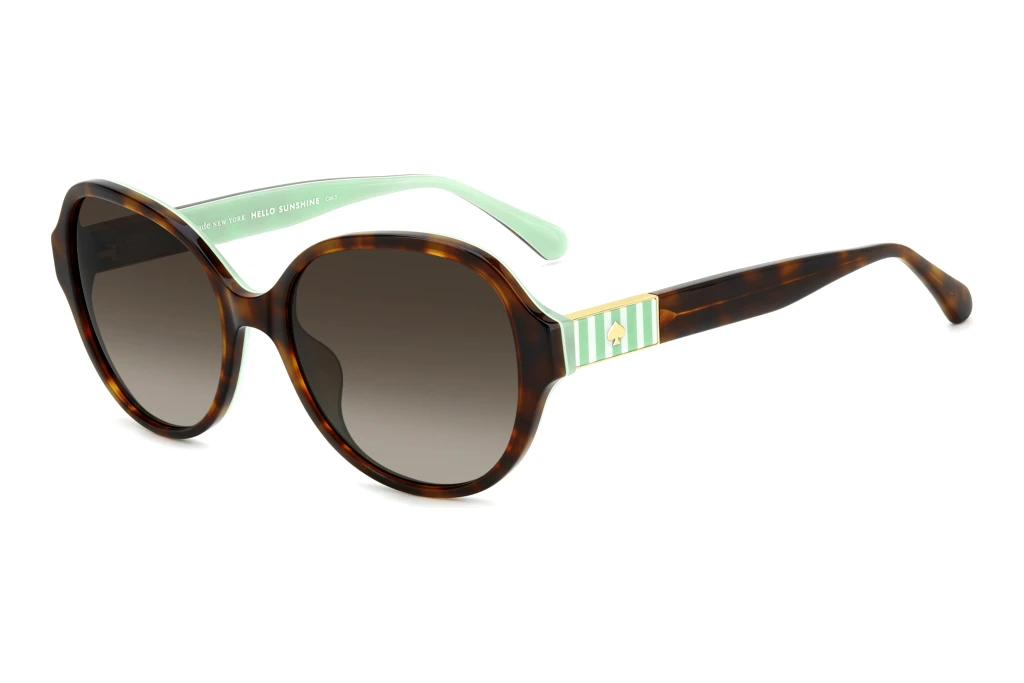 Kate Spade   KS EMALIE 2/G/S PHW/LA BROWN SHADED POLARIZEDHAVANA GREEN