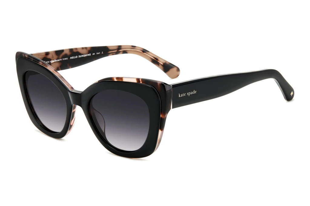 Kate Spade   MARIGOLD/S 2TB/WJ GREY SHADED POLARIZEDBLACK PINK HAVANA