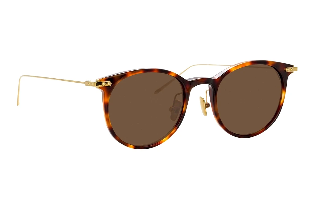 Linda Farrow   LF03 C15 SOLID BROWNLIGHT T-SHELL