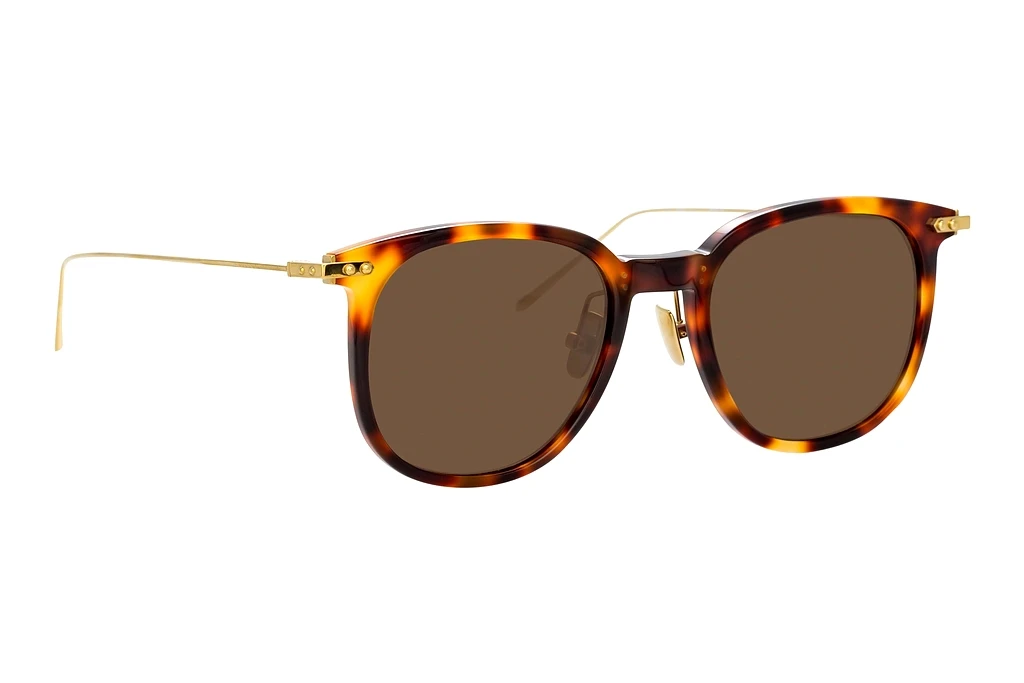 Linda Farrow   LF04 C12 SOLID BROWNLIGHT T-SHELL