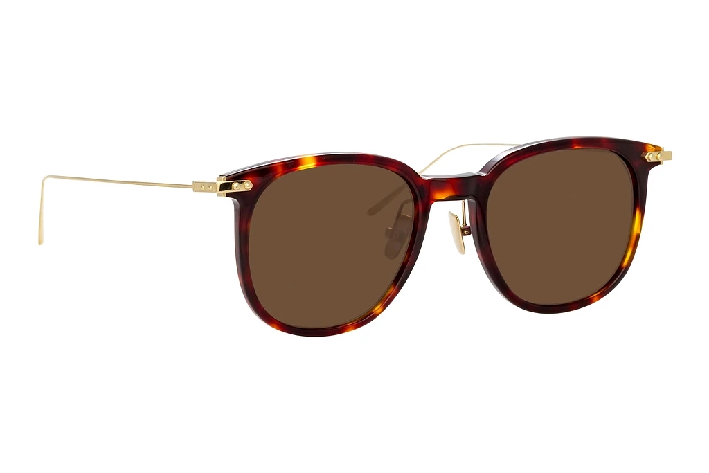 Linda Farrow   LF04 C9 SOLID BROWNT-SHELL