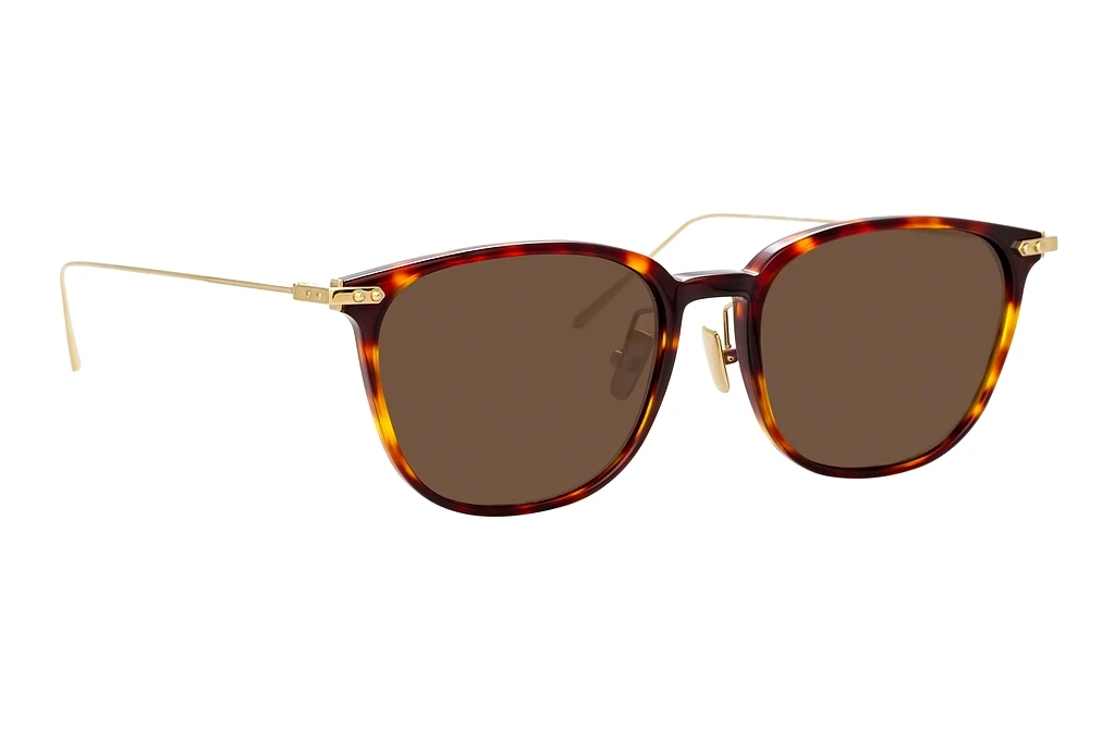 Linda Farrow   LF07 C9 SOLID BROWNT-SHELL