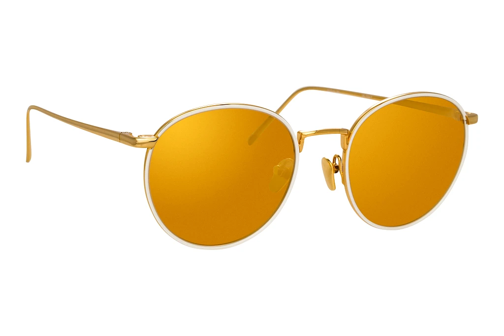 Linda Farrow   LFL704 C7 GOLDYELLOW GOLD/ WHITE