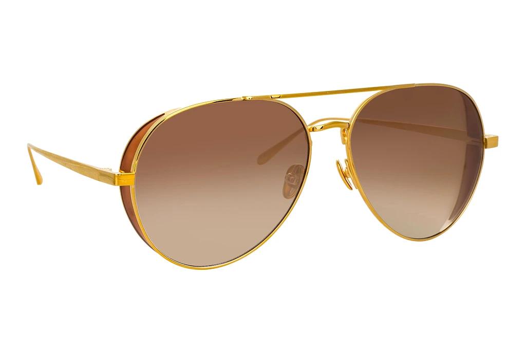 Linda Farrow   LFL792 C4 BROWN GRADYELLOW GOLD / TOBACCO