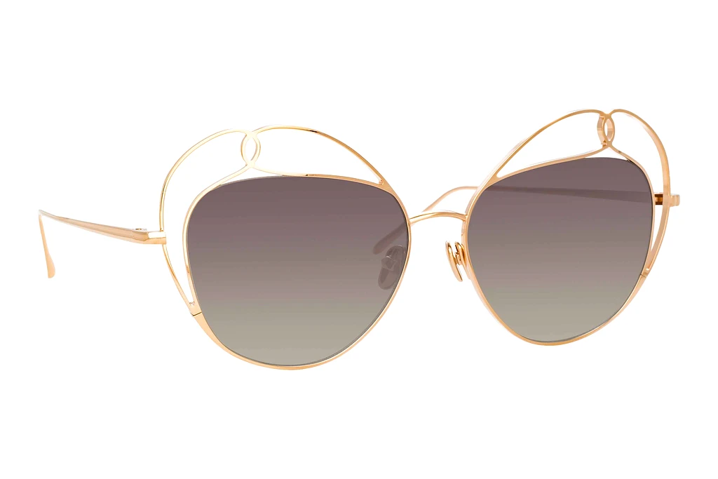 Linda Farrow   LFL853 C3 GREY GRADROSE GOLD