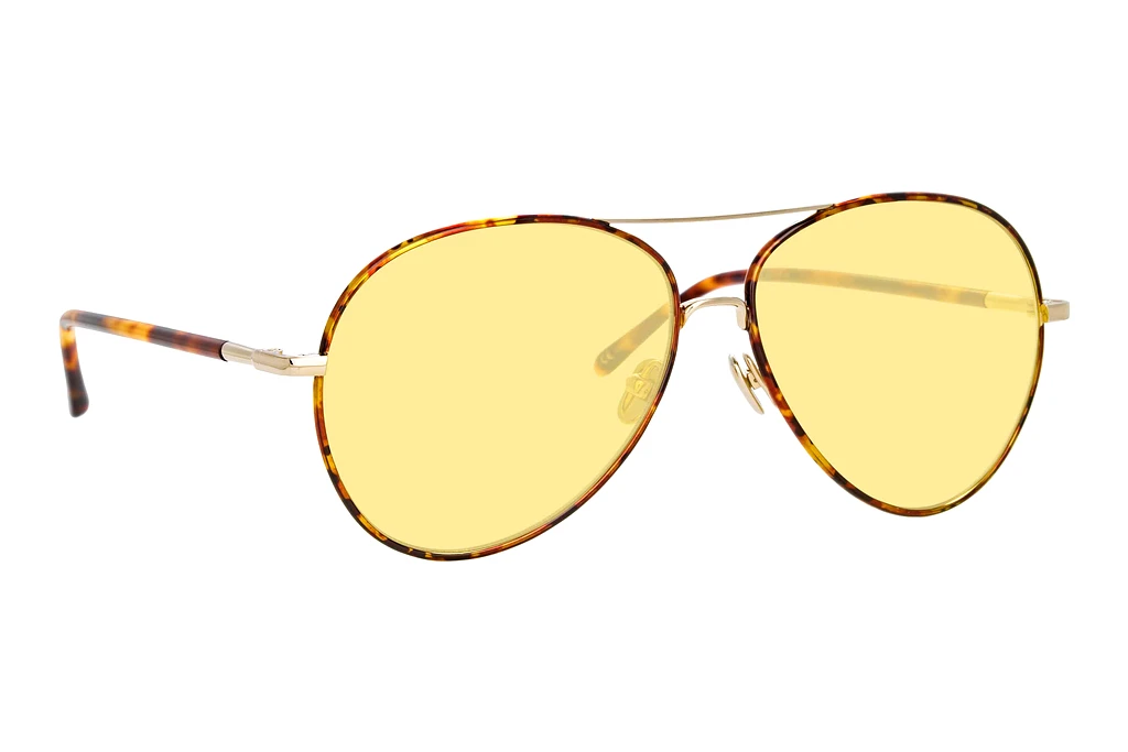 Linda Farrow   LFL963 C8 YELLOWLIGHT GOLD AND T-SHELL