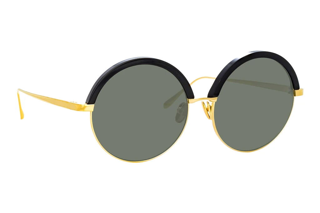 Linda Farrow   LFL966 C1 DARK GREYYELLOW GOLD AND BLACK