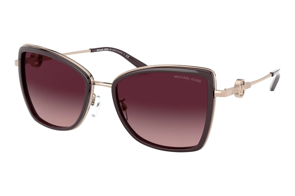 Michael Kors   MK1067B 11088H Burgundy GradientRose Gold/Cordovan