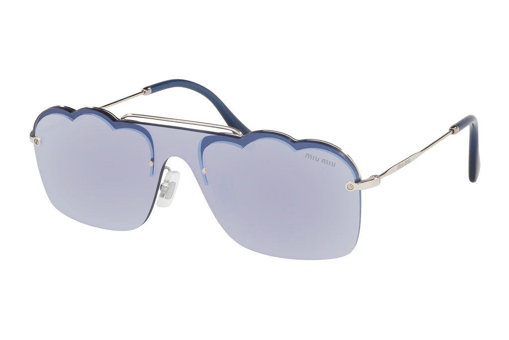 Miu Miu   MU 55US 1BC178 DARK VIOLET MIRROR SILVERSILVER