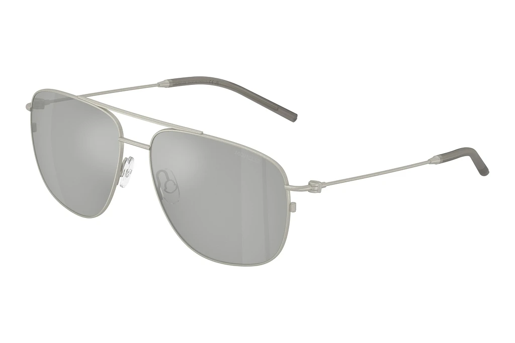 Moncler   ME4004 10048V Clear Mirror SilverMatte Silver