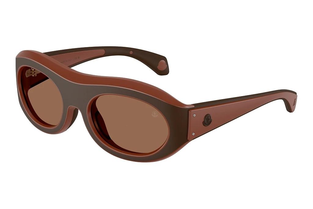 Moncler   ME8015U 503573 Brown SolidMatte Cinnamon/Matte Coffee Black