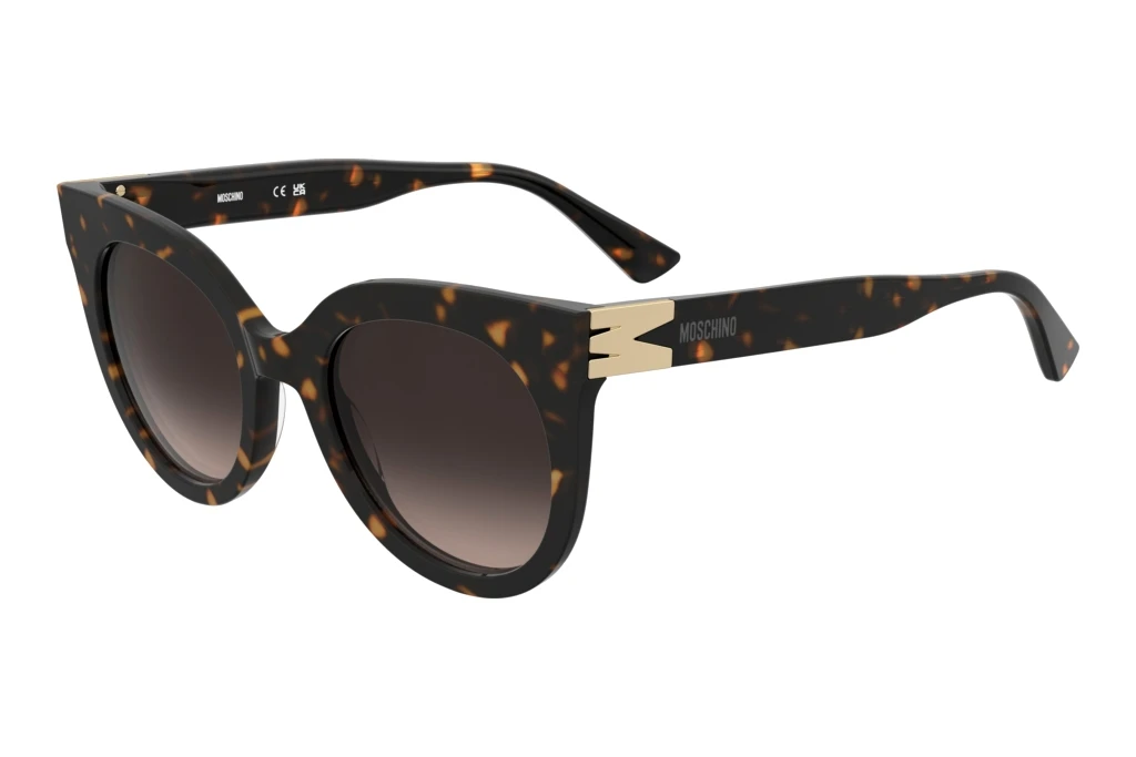 Moschino   MOS212/S 086/HA BROWN SHADEDHAVANA