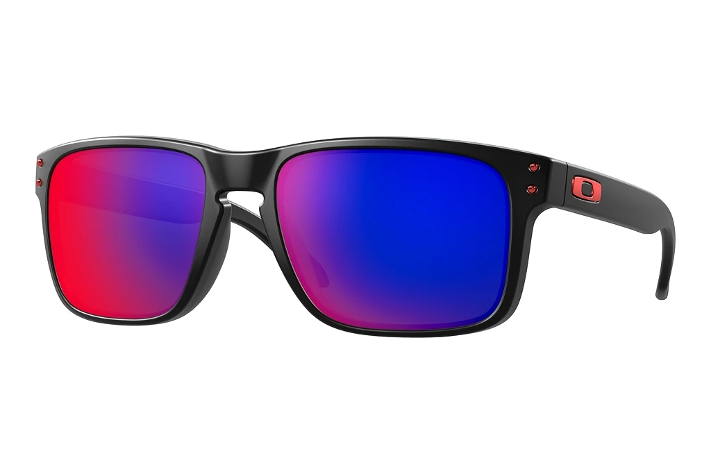 Oakley   OO9102 910236 + Red IridiumMatte Black