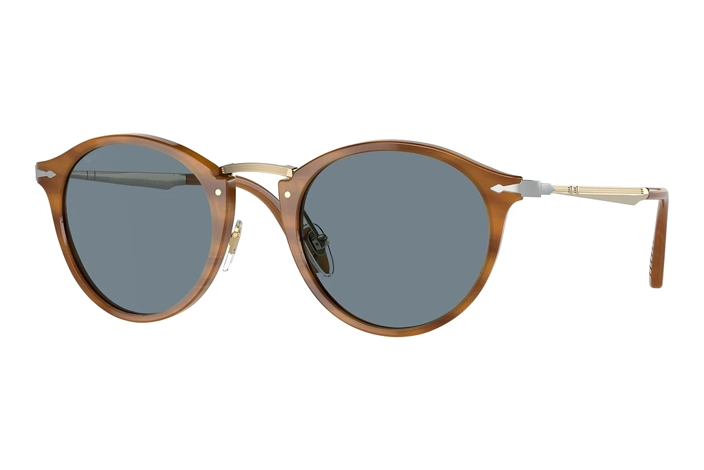 Persol   PO3166S 960/56 Light BlueStriped Brown