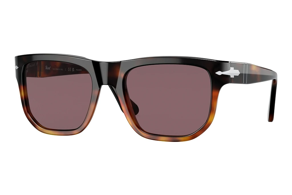Persol   PO3306S 1160AF Dark Violet PolarizedBrown Cut Light Brown Tortoise