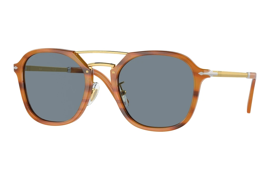 Persol   PO3352S 960/56 Light BlueStriped Brown