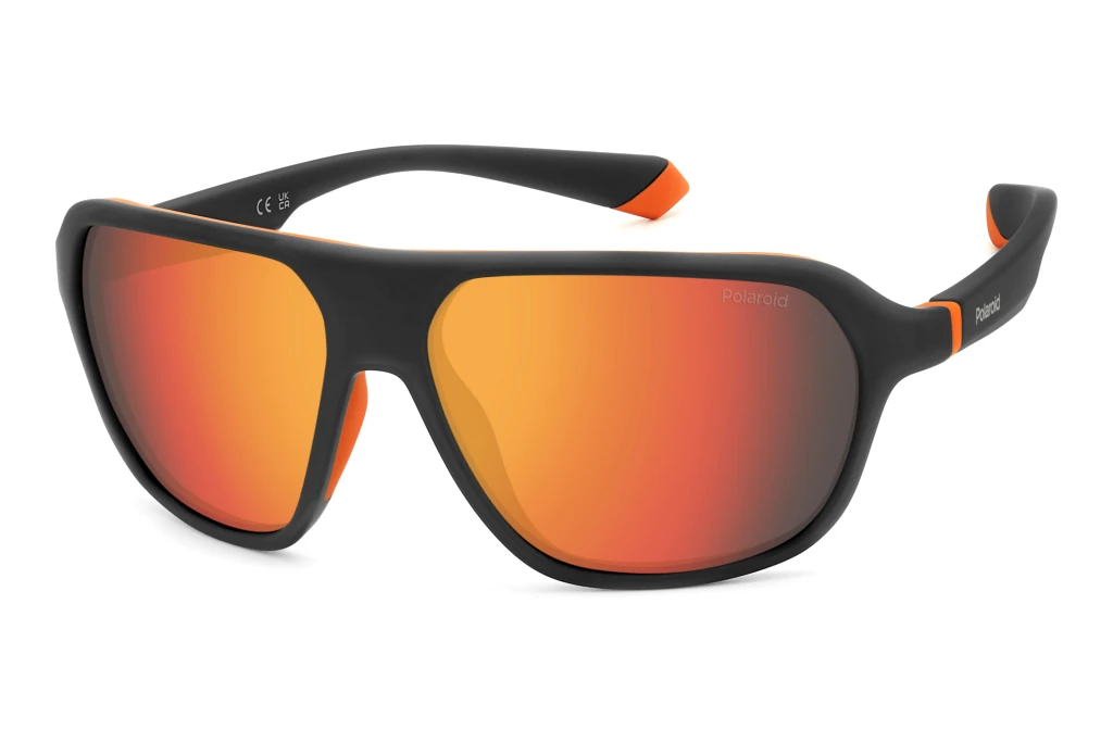 Polaroid   PLD 2152/S RC2/OZ RED MULTILAYER POLARIZEDMATTE BLACK ORANGE