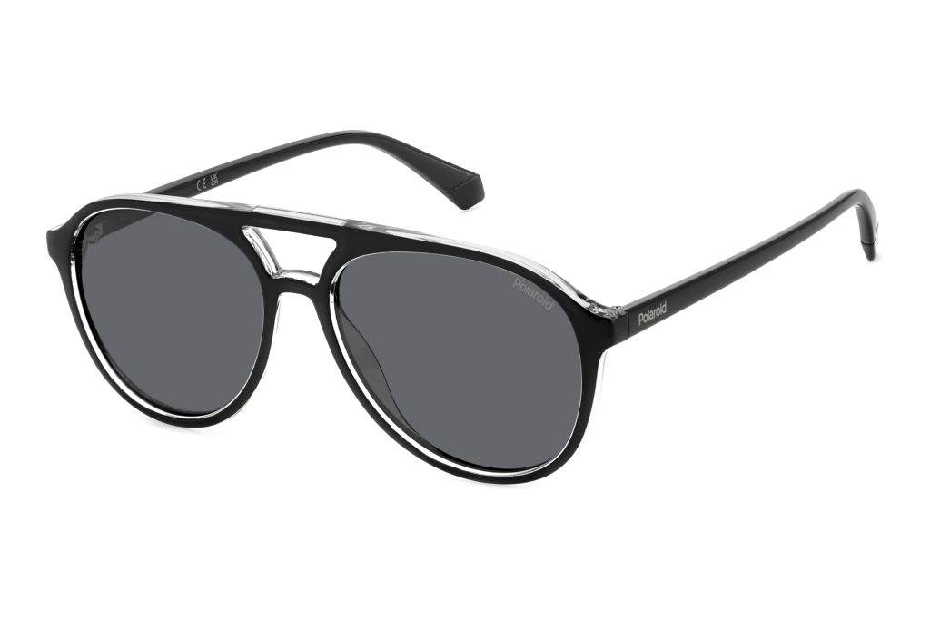 Polaroid   PLD 4162/S 7C5/M9 GREY POLARIZEDBLACK CRYSTAL