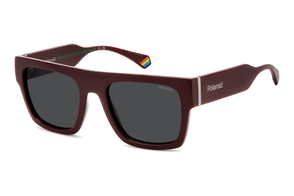 Polaroid   PLD 6224/S/X LHF/M9 GREY POLARIZEDBURGUNDY 2
