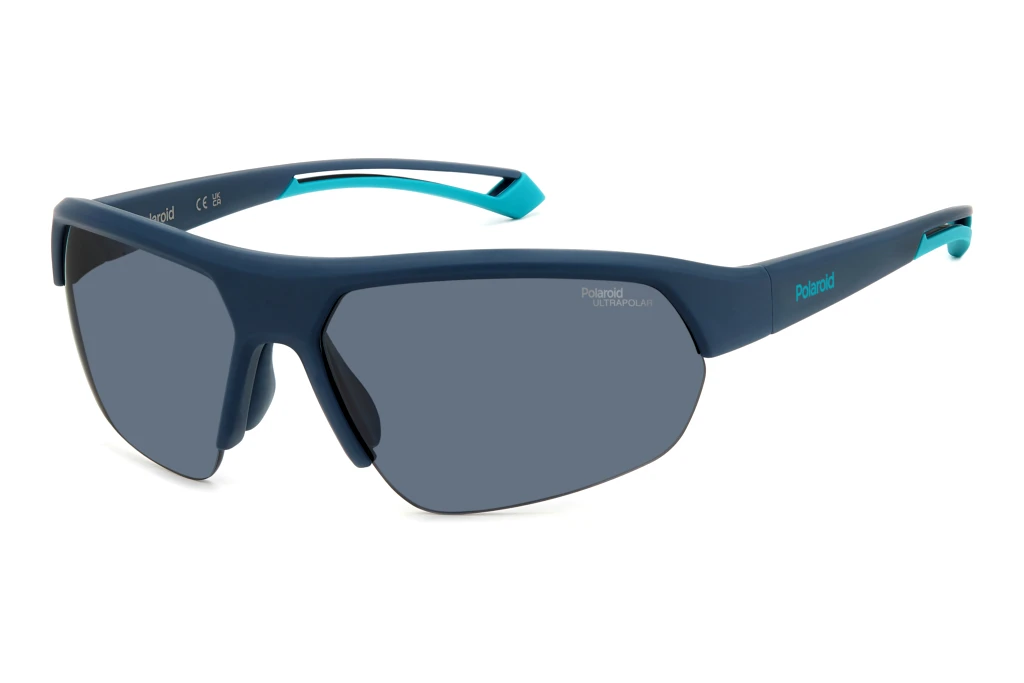 Polaroid   PLD 7048/S ZX9/E3 GREY POLARIZED HIGH CONTRASTBLUE AZURE