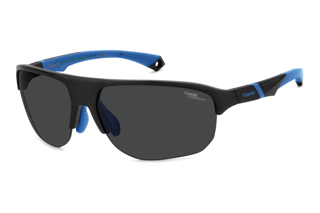 Polaroid   PLD 7059/S 003/E3 GREY POLARIZED HIGH CONTRASTMATTE BLACK