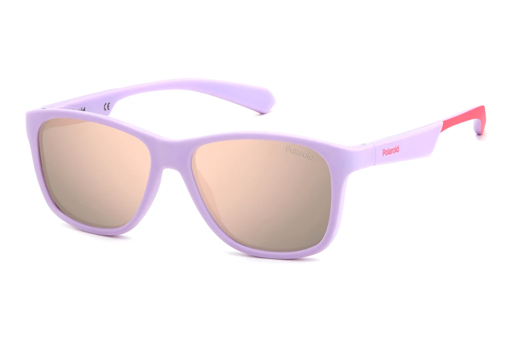 Polaroid   PLD 8052/S QCK/JQ ROSE GOLD MULTILAYER POLARIZEDMATT VIOLET PINK