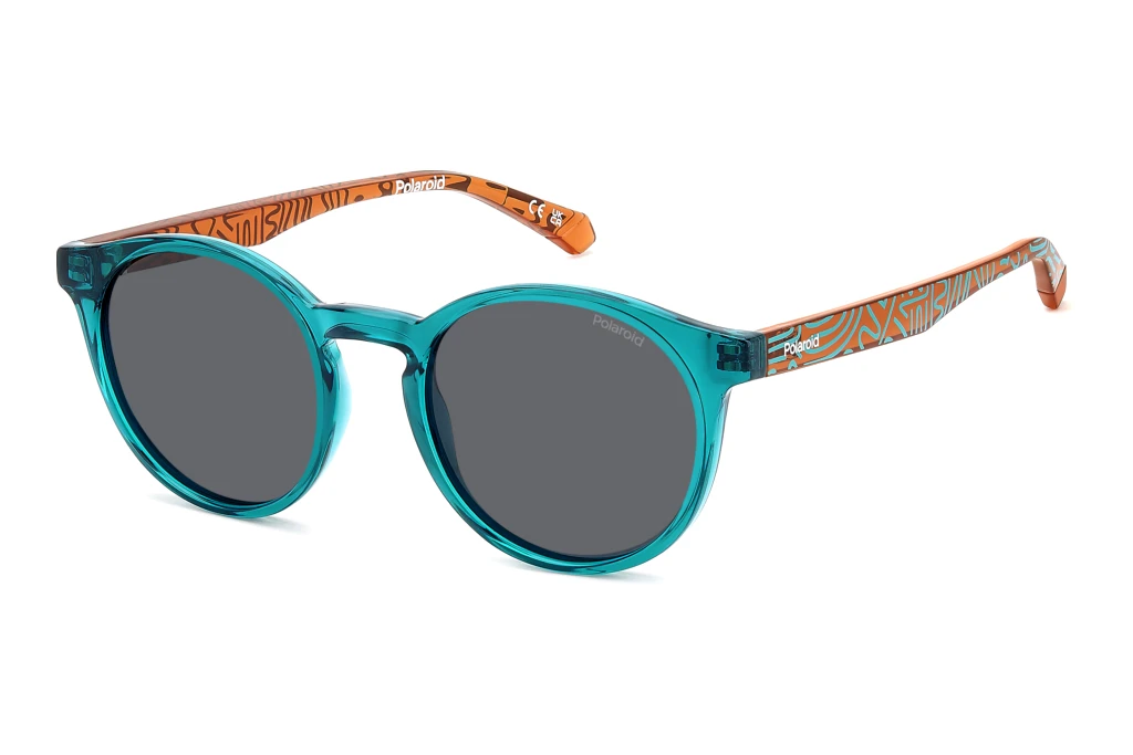 Polaroid   PLD 8061/S TCF/M9 GREY POLARIZEDTURQUOISE