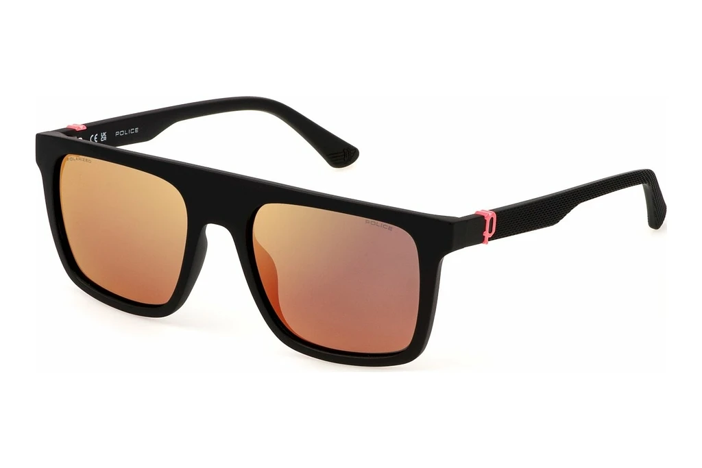 Police   SPLF61 U28R GREEN/MIRROR REDMATT BLACK