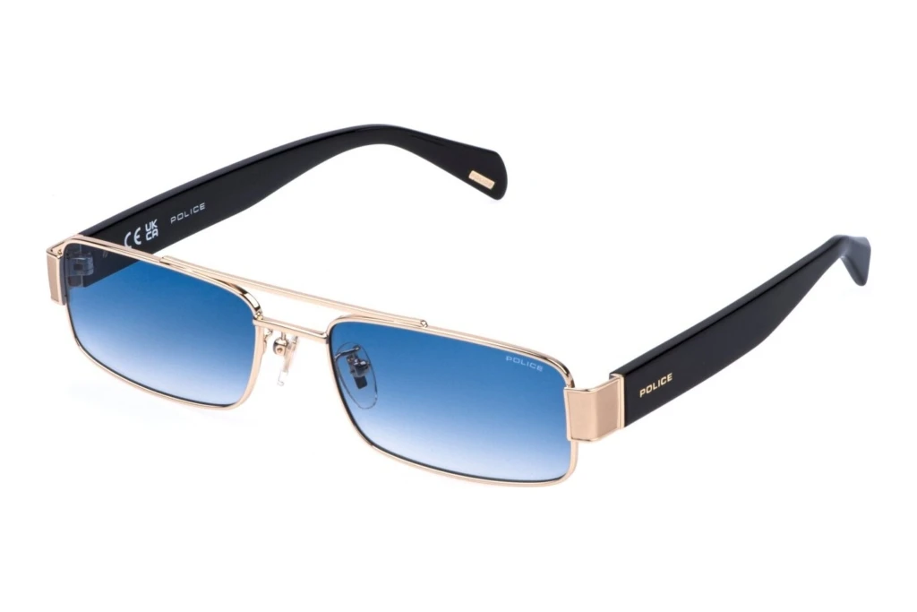 Police   SPLR95 0349 BLUE GRADIENTSHINY ROSE GOLD WITH SANDBLASTED/SATIN /