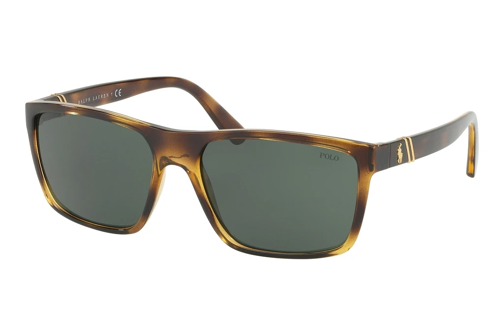 Polo   PH4133 500371 GreenShiny Transparent Dark Havana