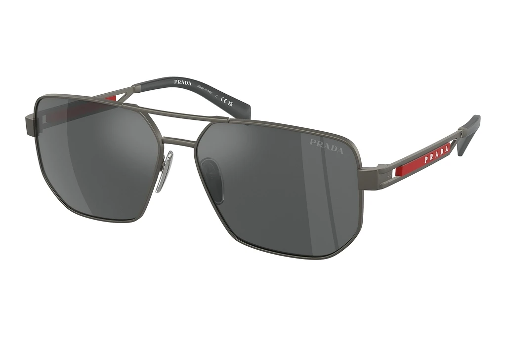 Prada Linea Rossa   PS 51ZS 19K60A Grey Mirror SilverMatte Gunmetal