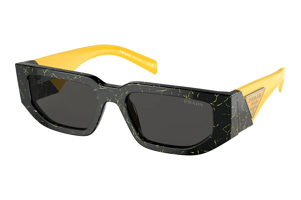 Prada   PR 09ZS 19D5S0 Dark GreyBlack Yellow Marble